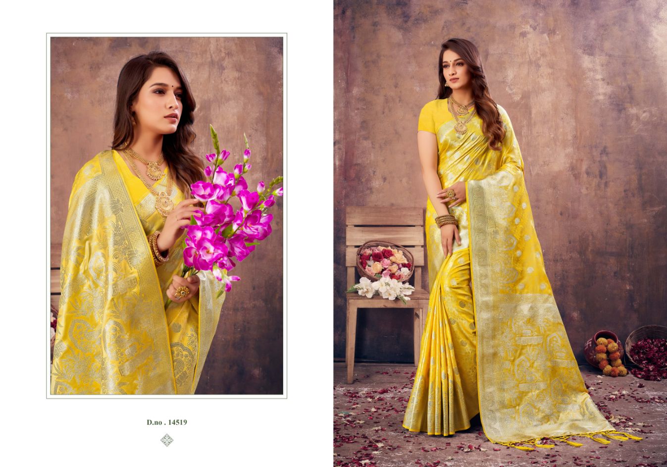 Bunawat Ameera Banarasi Silk Wedding Saree Catalog